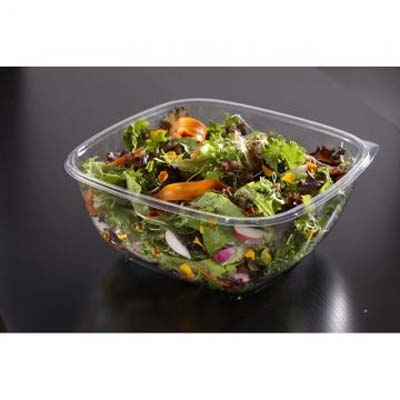 BOWL PLAST 48 OZ LRG CLR SQR