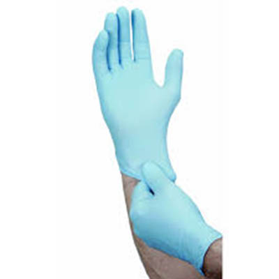 GLOVE NITRILE LG PF BLUE