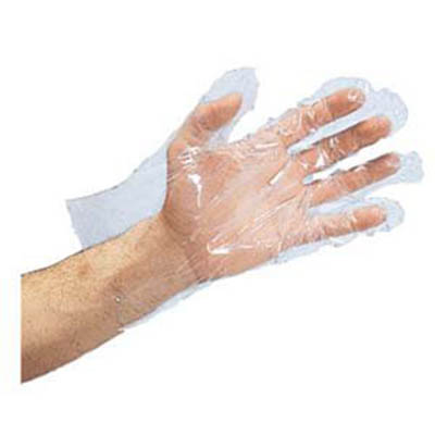 GLOVE POLY LARGE HDPE500-L (20/500/BX)