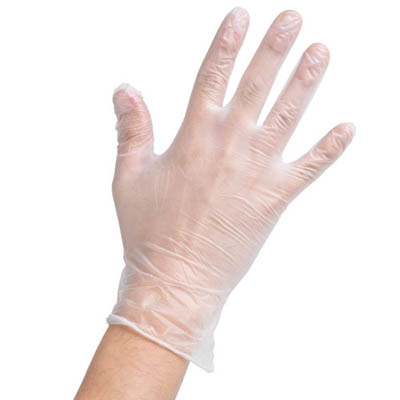 GLOVE VINYL LARGE PF SYNTHETIC