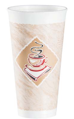 CUP FOAM 20 OZ GOURMET COFFEE