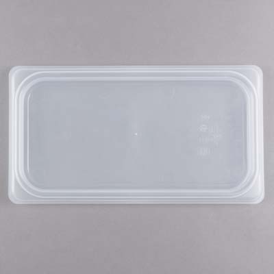 LID FOOD PAN 1/3 SIZE TRANSLUCENT