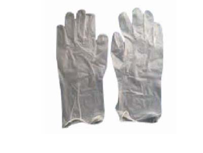 GLOVE VINYL LG PF ANTI-MICROBIAL CLR