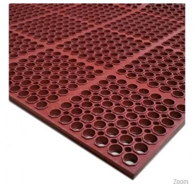 MAT 3X5X7/8 RED GREASE RESIST ANTI FAT