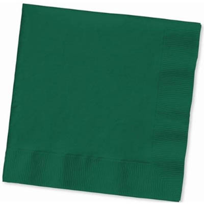 COCKTAIL PPR NAPKIN HUNTER GREEN 2PLY