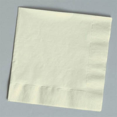 COCKTAIL PPR NAPKIN IVORY 2PLY