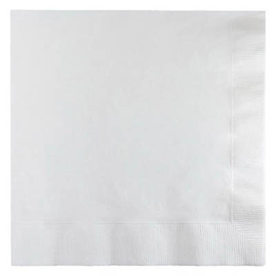 NAPKIN COCKTAIL 2PLY WHITE