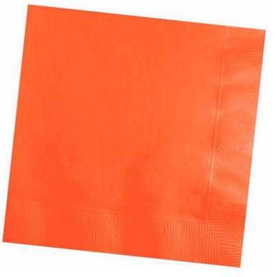 COCKTAIL PPR NAPKIN ORANGE 2PLY