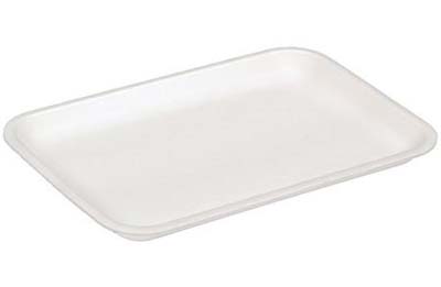 TRAY FOAM MEAT #4S WHITE