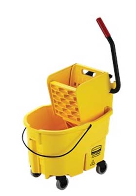 MOP BUCKET WRINGER COMBO 26 QT YELLOW