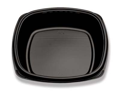 PLATE PLAST 10.25" BLK GLOSS DEEP