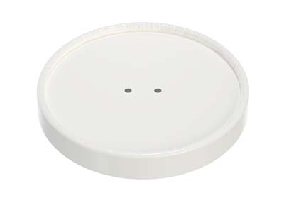 LID PPR WHT 8-16OZ VENTED FOOD CONT