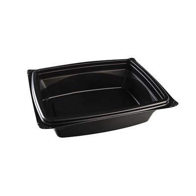 CONT PLAST 6X8 SM BLK ENTREE(PP)