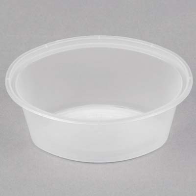 CUP PORTION PLAST 2 OZ CLR