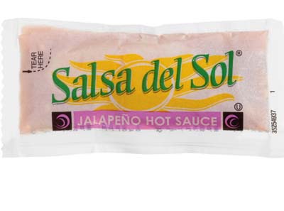 SAUCE JALAPENO HOT DEL SOL 9GR