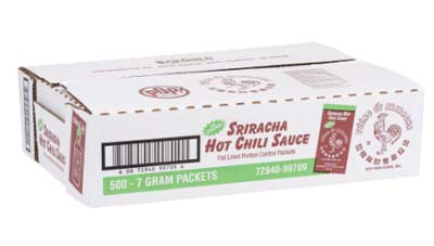 SAUCE CHILI HOT SRIRACHA PACKET