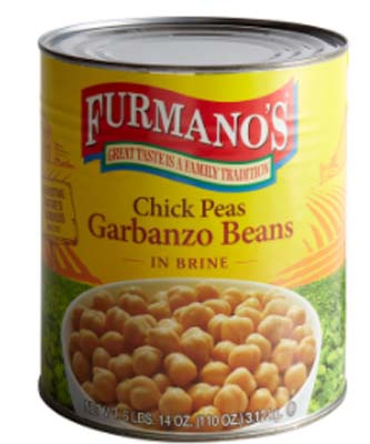 BEANS GARBANZO CHICKPEAS CANNED