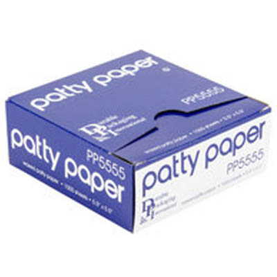 PATTY PAPER KRAFT 6X6 GREASE RESISTANT N