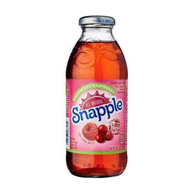 JUICE SNAPPLE RASPBERRY CRAN GLASS CRV I