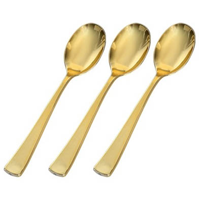 CUTLERY SPOON GOLD BULK HWPS