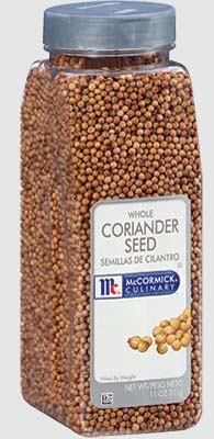 SPICE CORIANDER WHOLE SEED