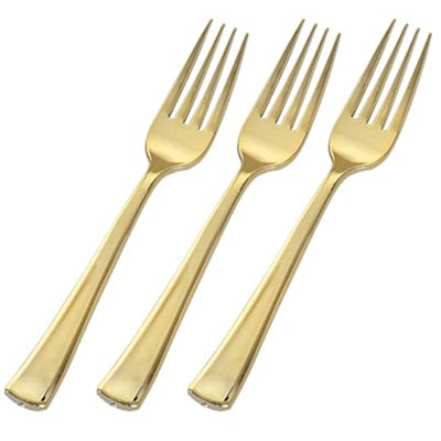 CUTLERY FORK GOLD BULK HWPS