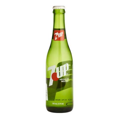 SODA 7UP GLASS MEXICAN $.60 CRV