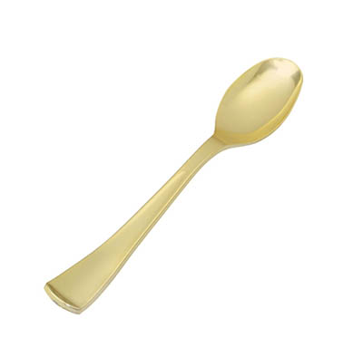 CUTLERY SPOON 6.25" GOLD HVY