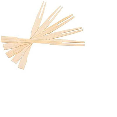 BAMBOO TWO-PRONG FORK