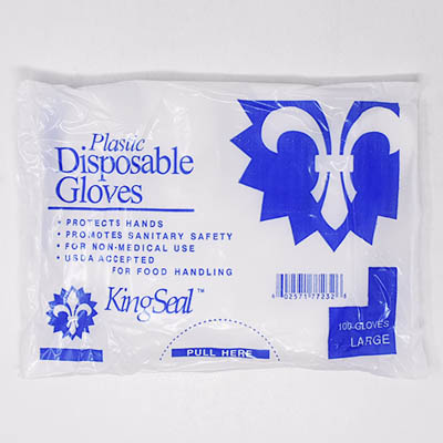 GLOVE POLY LARGE