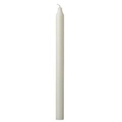 4891 12" IVORY TAPERS CANDLE RUSTIC (12/