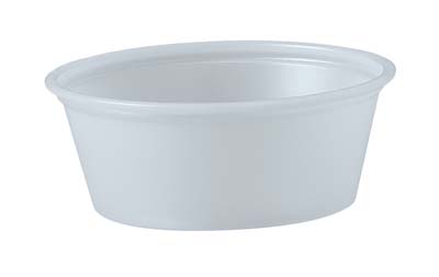 CUP PORTION PLAST 1.5 OZ TRANSLUCENT