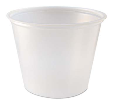 CUP PORTION PLAST 5.5 OZ TRNL