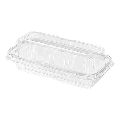 CONT PLAST 8" HNGD HOAGIE SAFE-T-GARD