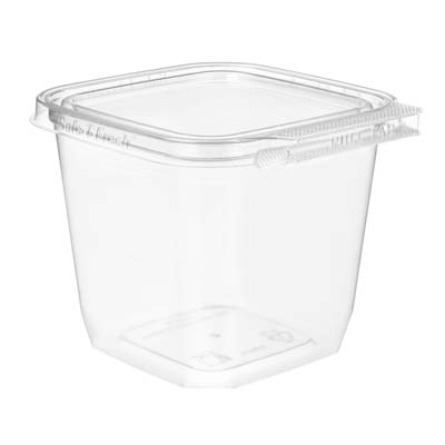 CONT PLAST 24 OZ SQUAREWARE SAFE-T-FRESH