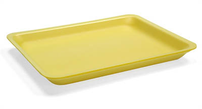 TRAY FOAM MEAT #9P YELLOW