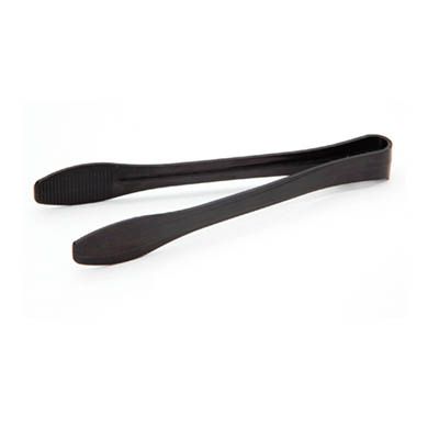 CUTLERY PLAST TONGS 9"BLK HVY DTY