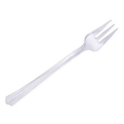 FORK 4.2"TASTING CLEAR PETITES