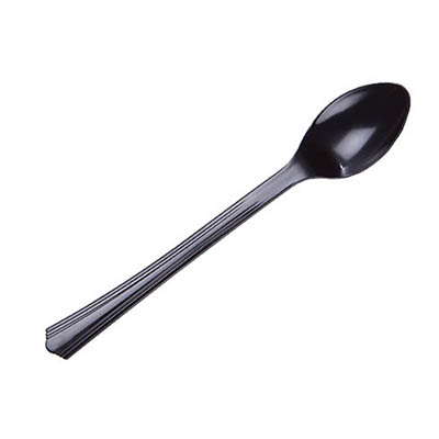 TASTING SPOON 4.2" BLK PETITES