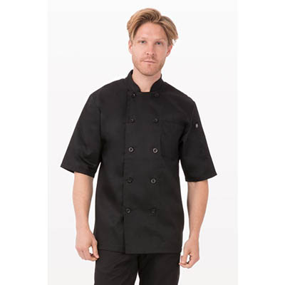 COAT CHEF CHAMBERY BLACK X-LARGE