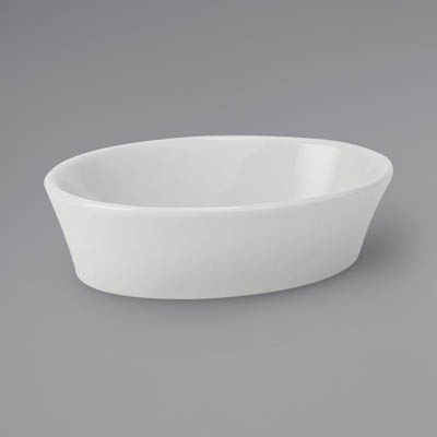 BAKING DISH 7OZ. CHINA WHITE