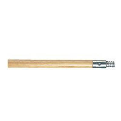 HANDLE STICK 60" METAL TIP THREADED WOOD