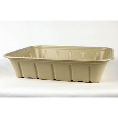 TRAY PLANT FIBER 120 OZ 1COMP