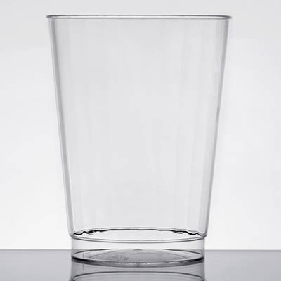 CUP PLAST 10 OZ CLR TUMLBER TALL