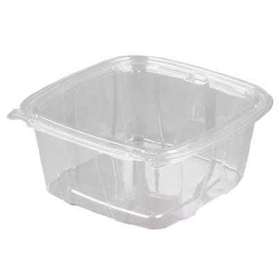 CONT PLAST 64 OZ FLAT LID TAMPER RESIS