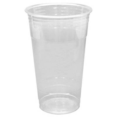 CUP PLAST 24 OZ CLR