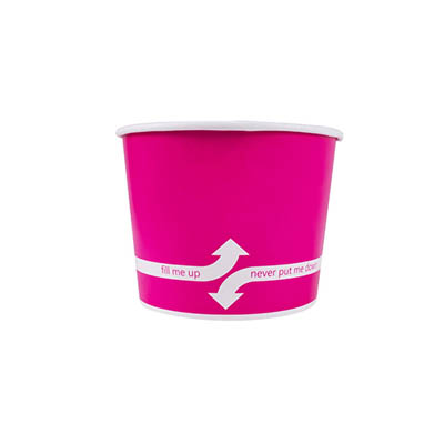 CONT PPR 16 OZ PINK HOT/COLD