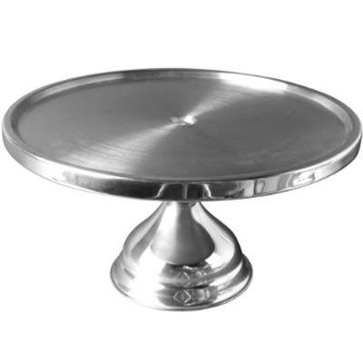 STAND CAKE 13" DIAMETER STAINLESS STEEL
