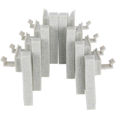 CONNECTOR SET CORNER LEFT/RIGHT GRAY