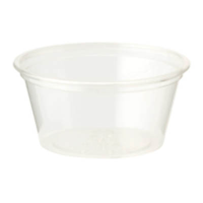 CUP PLA PORTION 4OZ CLEAR